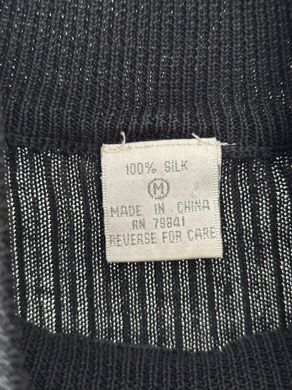Silk 90's Knit Top | Size M