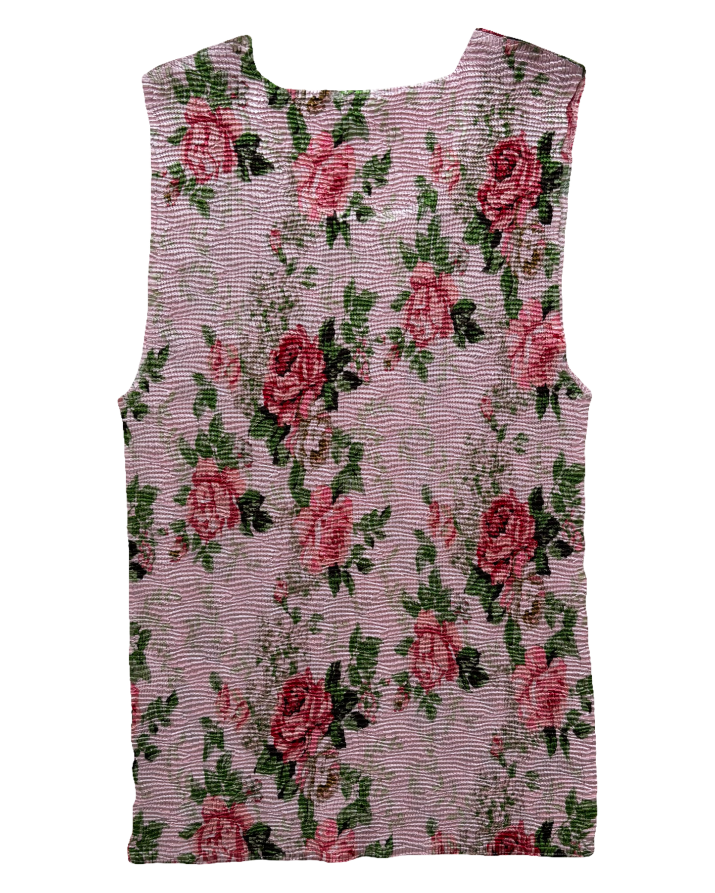 Pink Floral Tank | Size L