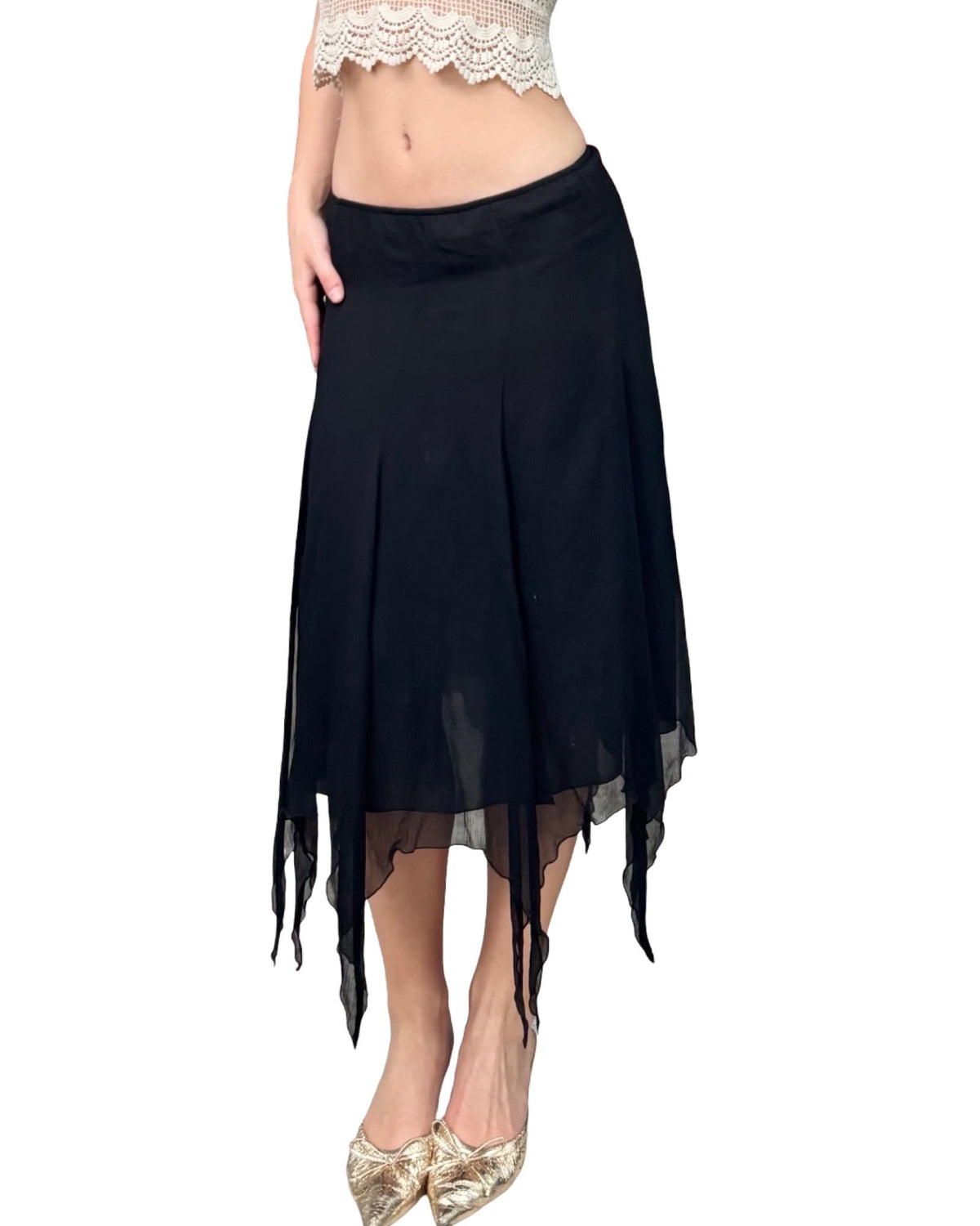Express 00's Silk Fairy Skirt | Size XS