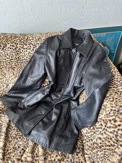 JLC New York 90’s Leather Blazer | Size M