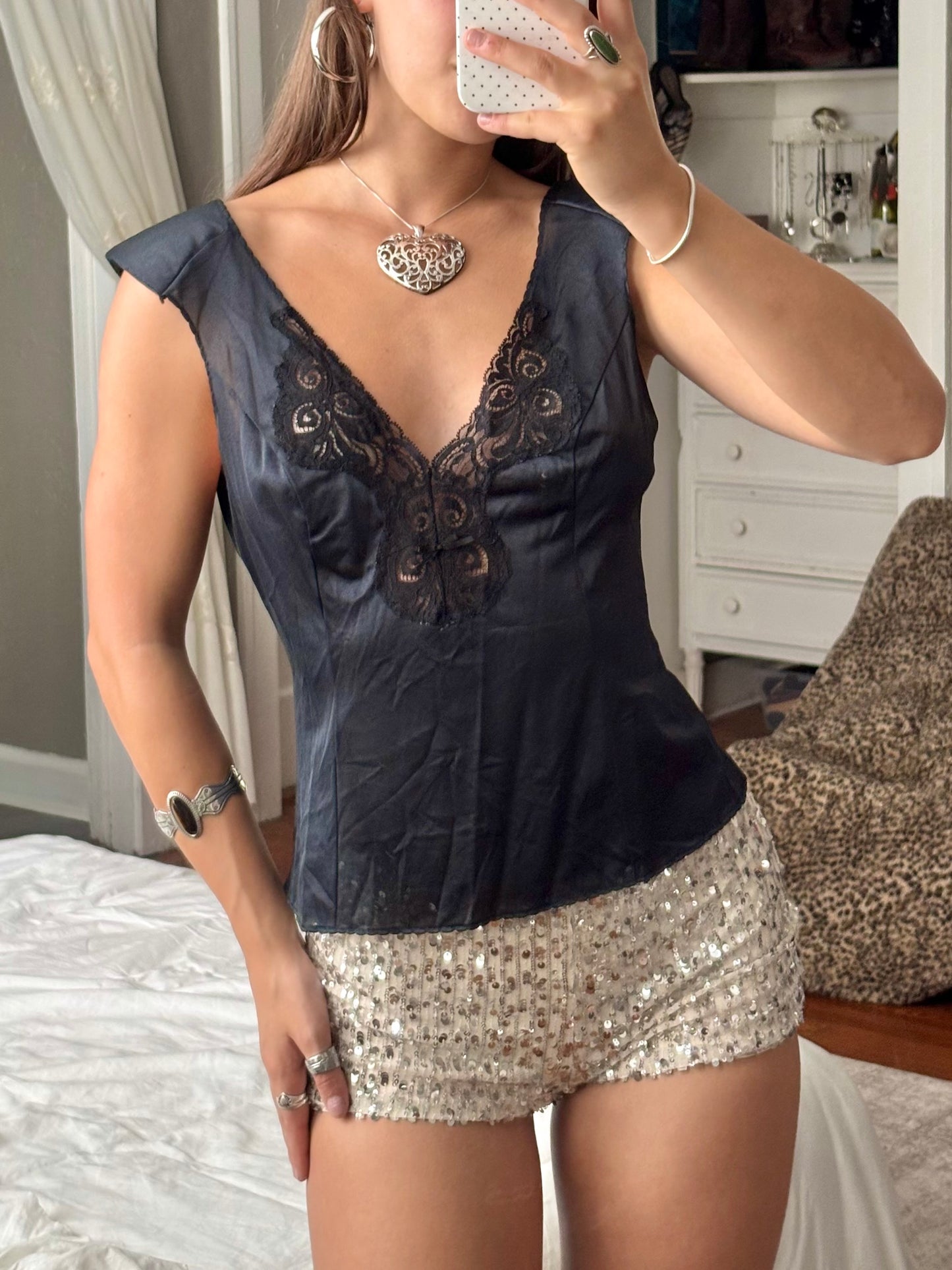Delicate 90's Slip Top | Size S