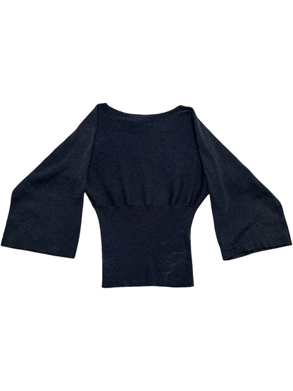 Silk 90’s Slouch Knit Top | Size S