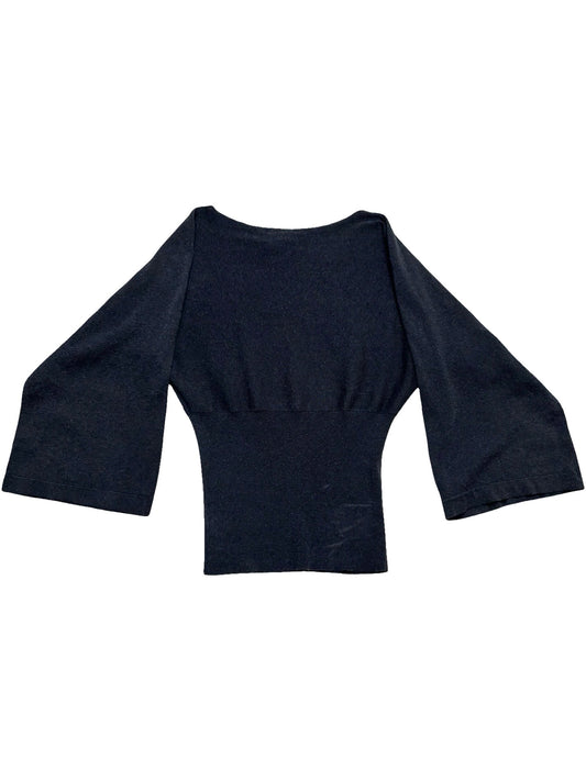Silk 90’s Slouch Knit Top | Size S
