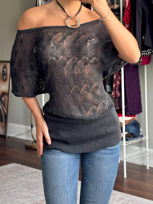 Caché 00's Slouch Top | Size L