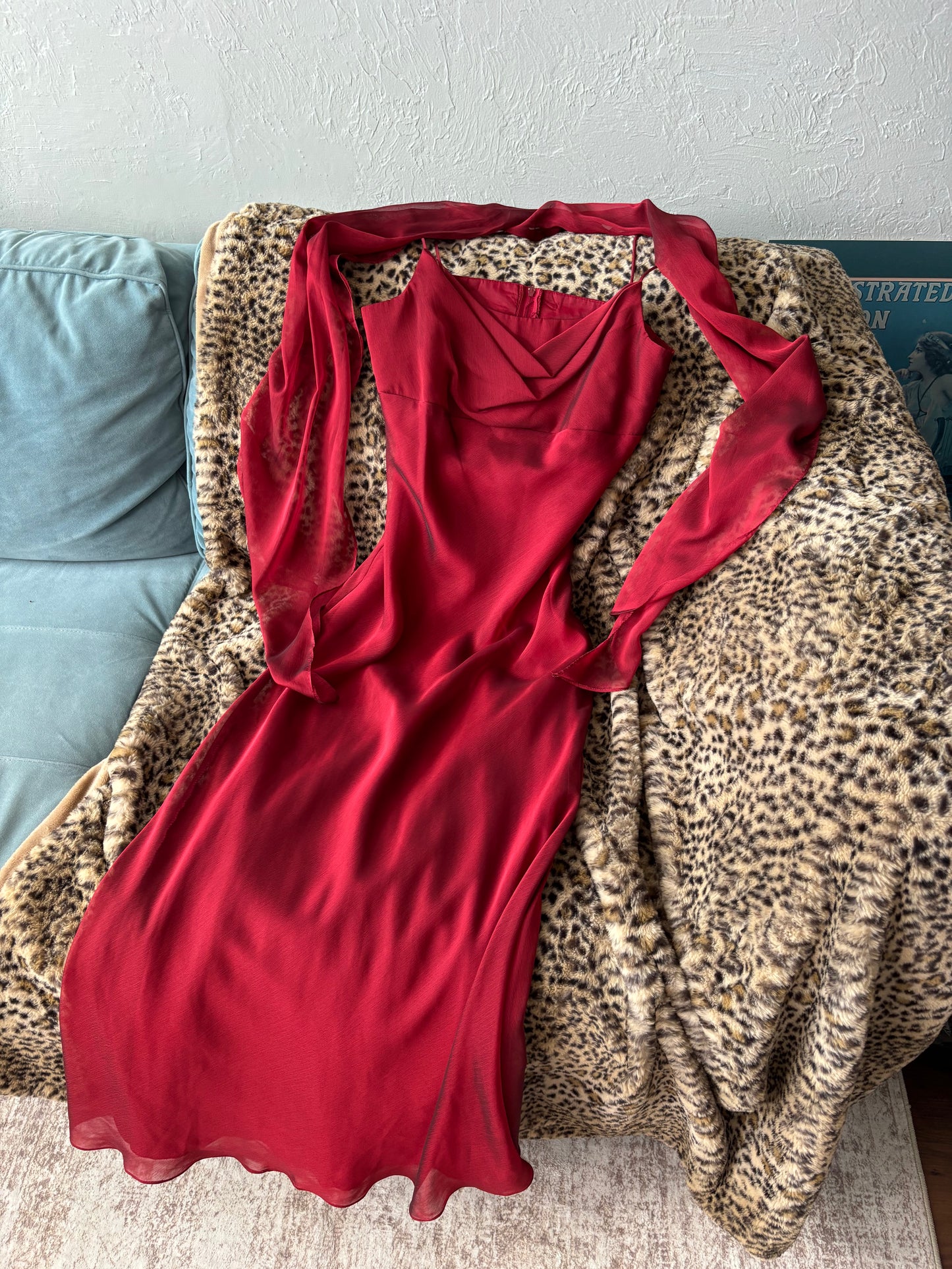 Night Way 90's Red Gown | Size 10