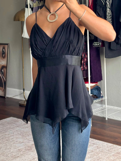 Spenser Jeremy 00's Silk Top | Size M