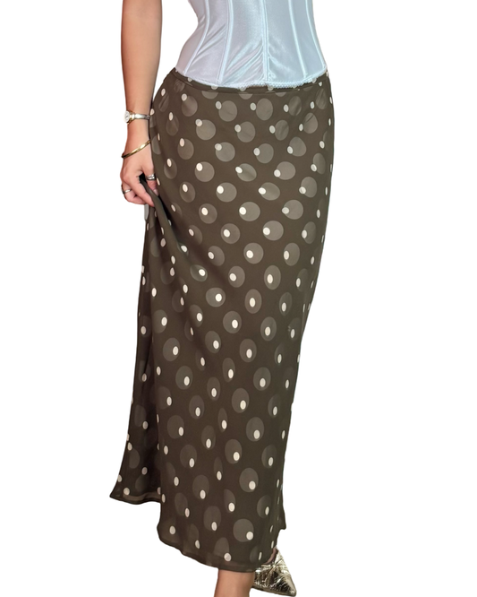 Olive Green Maxi | Size 36” waist