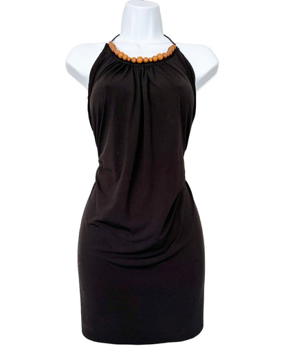 Spense 00's Beaded Halter Dress | Size 8