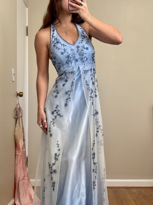 Night Way 90's Mesh Gown | Size L