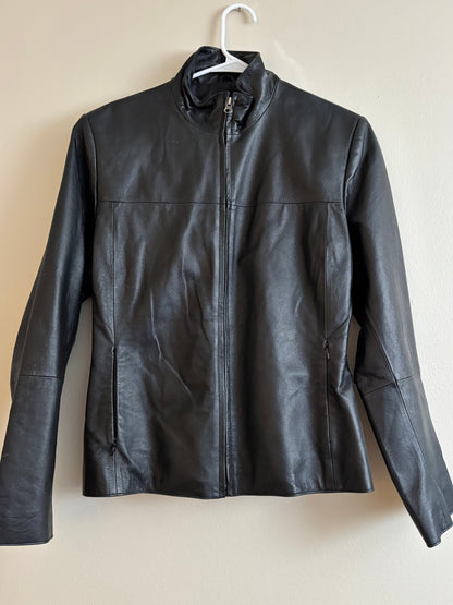 Bernardo 90’s Leather Jacket | Size M