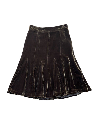 Silk Loft Midi Skirt | Size 30” waist