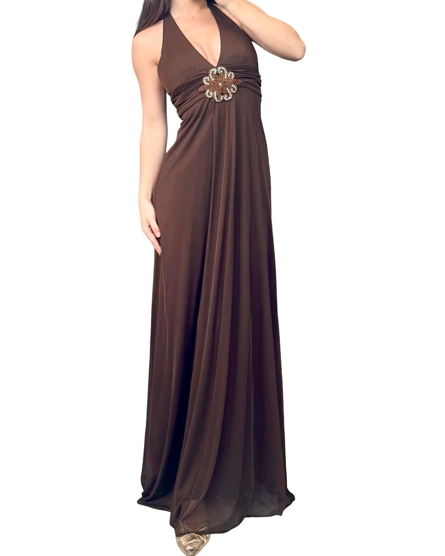 Morgan & Co Embellished Gown | Size S