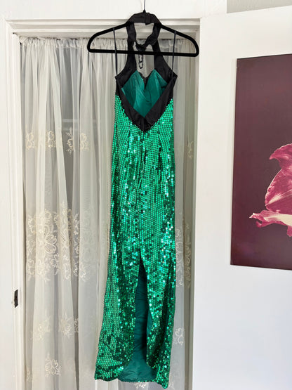 Loralie 80's Sequin Embellished Gown | Size 4
