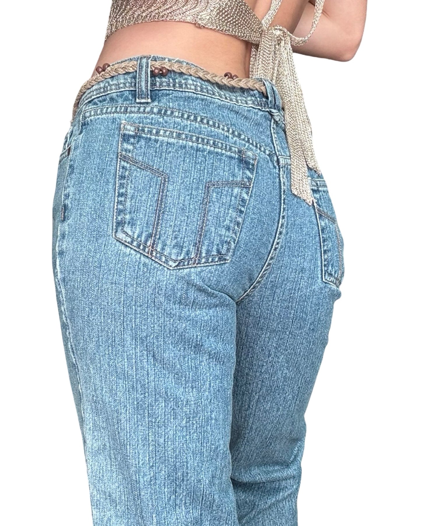 Faded Glory 00's Belted Jean | Size 30" Waist