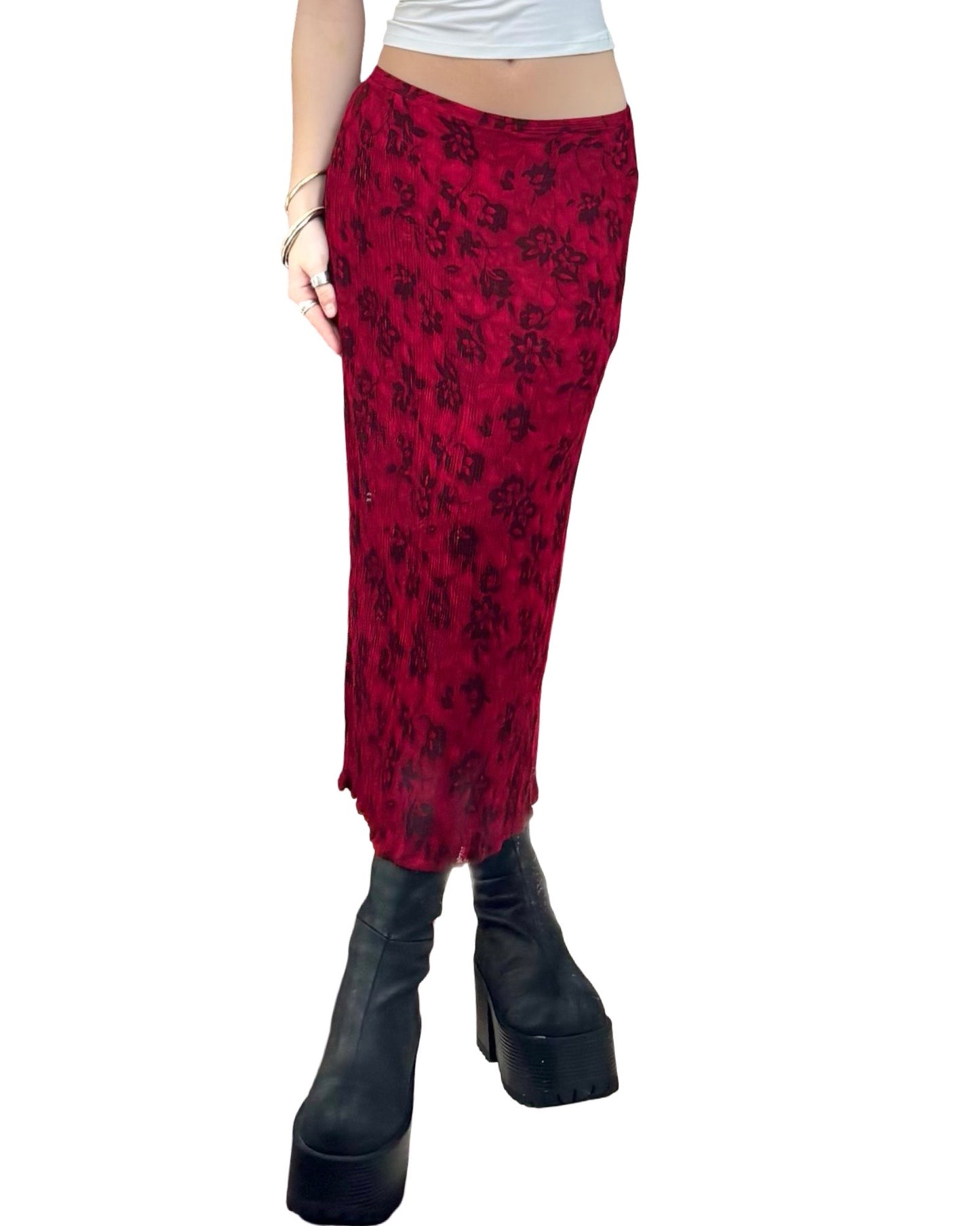 Norton 90's Midi Skirt | Size 28" Waist