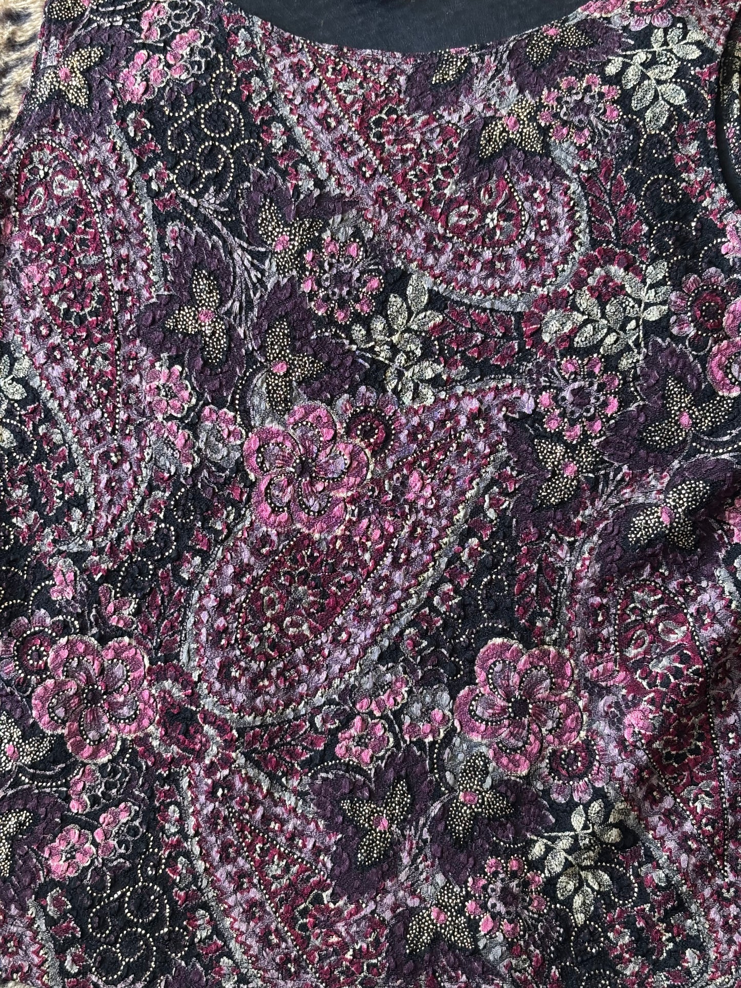 MSK 90's Printed Top | Size M