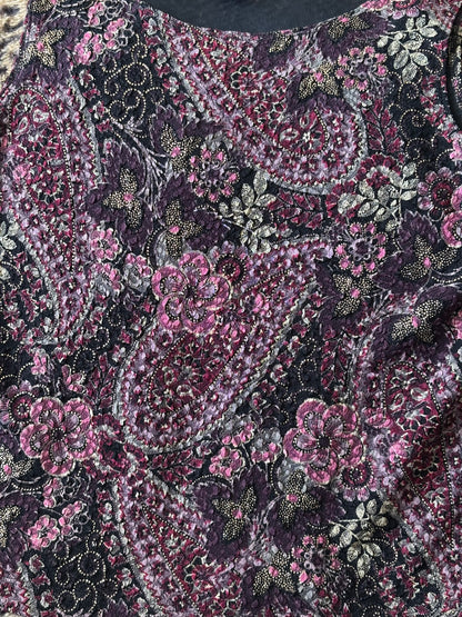 MSK 90's Printed Top | Size M