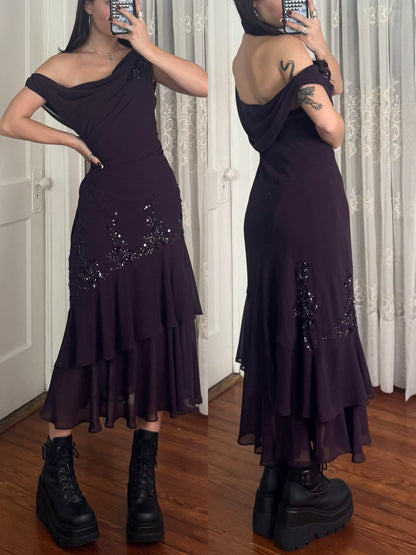 Y2K Beaded Dress | Size L