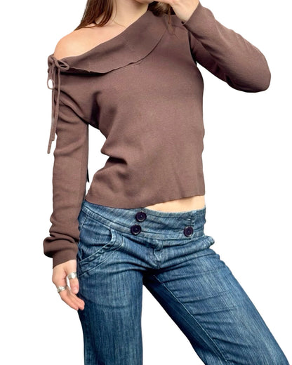 Ann Taylor 00's Tie Knit | Size XS