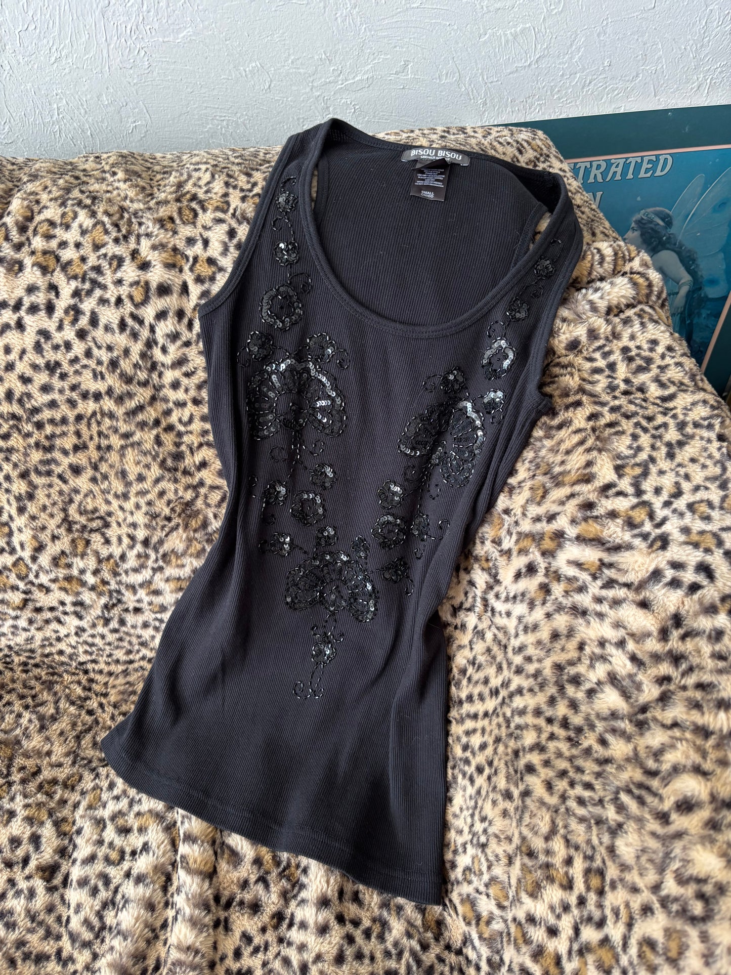 Bisou Bisou 00's Beaded Tank | Size S