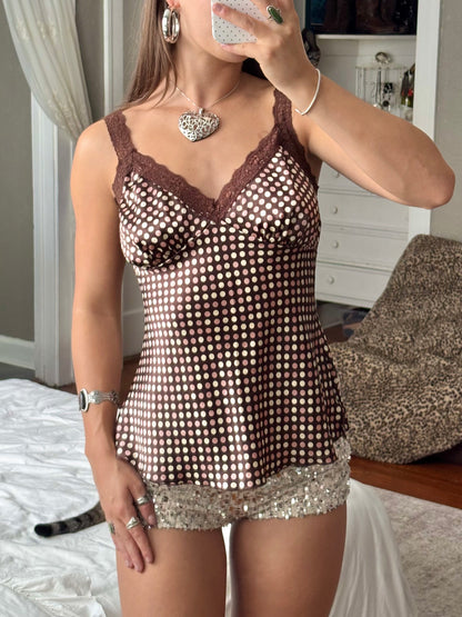 Polka Dot 00’s Cami | Size PL