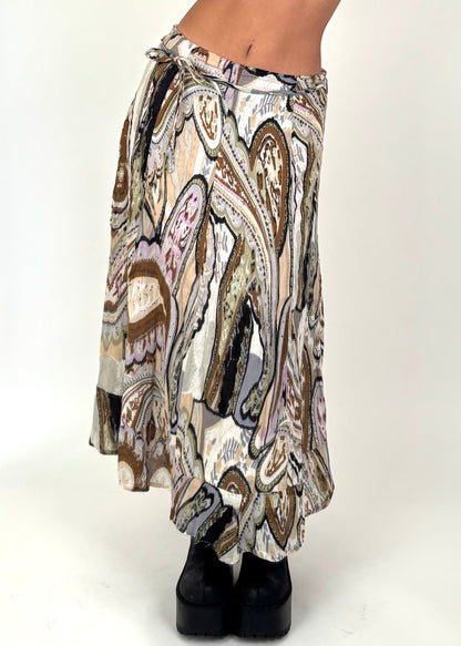 Millie Printed Maxi | Size 28” waist