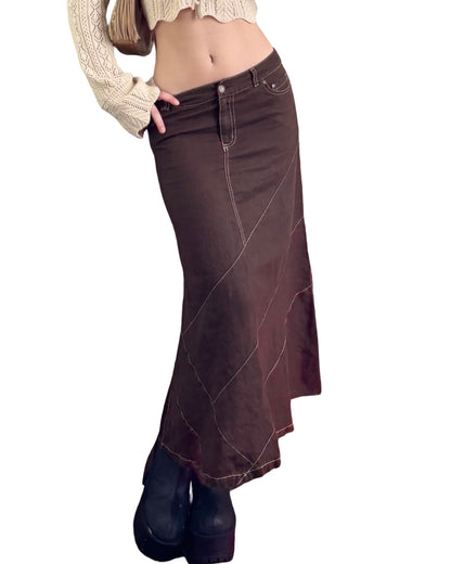 Style & Co 00's Linen Maxi Skirt | Size 28" Waist