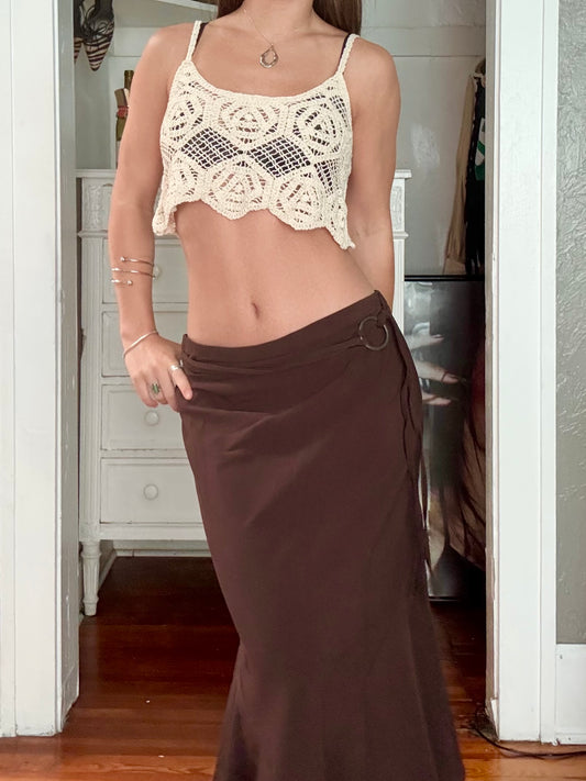 Belted 00's Skirt | Size 34" Waist