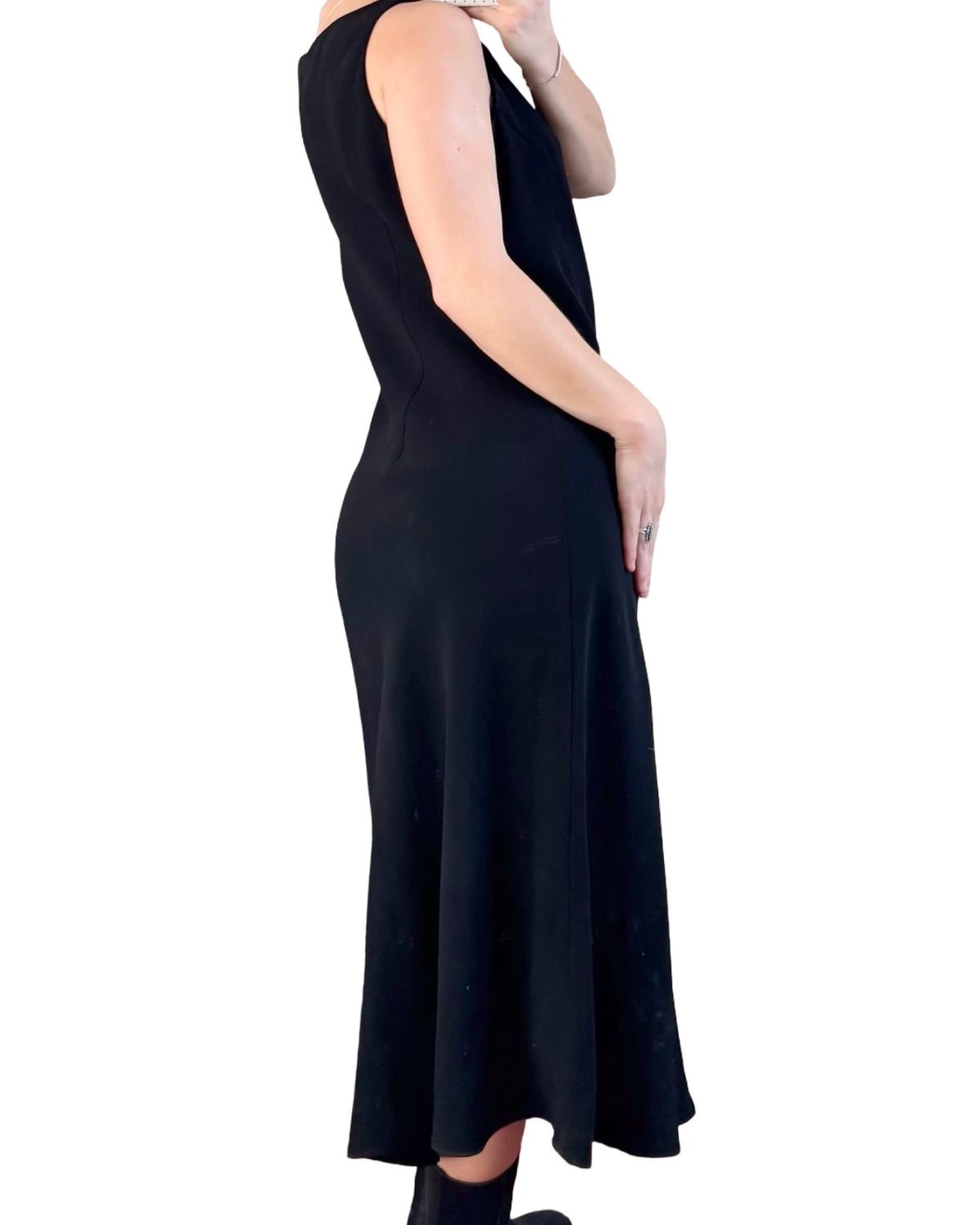 Jones NY 90's Mesh Beaded Dress | Size 10
