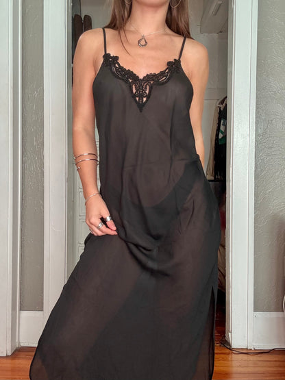 Mesh 90's Slip Dress | Size L