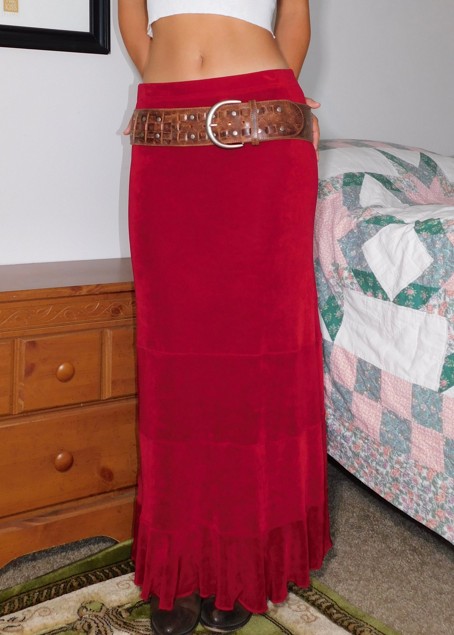 Jostar Red Maxi | Size 27” waist
