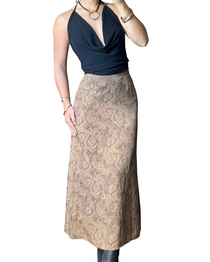 Liz 90’s Maxi Skirt | 26” waist