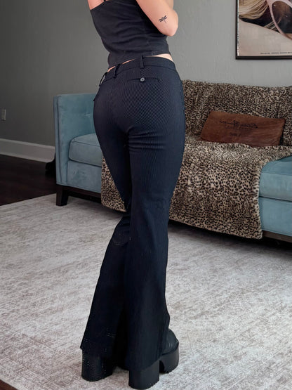 Selé 00's Low Rise Pinstripe Pants | Size 27" Waist