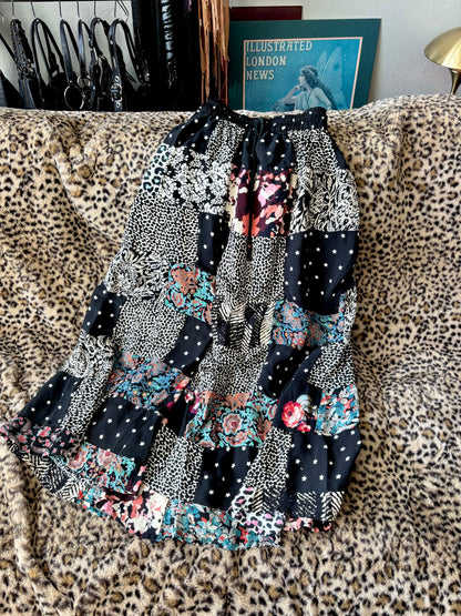 Jackpot 00's Patchwork Skirt | 26" Waist