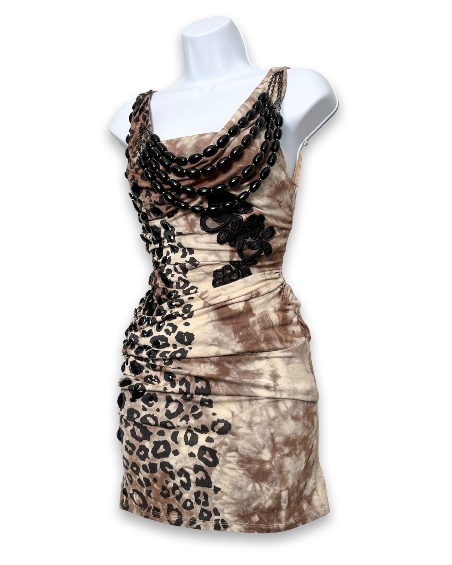 Kimikal 00's Ruched Party Dress | Size S