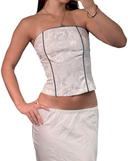 Floral 90's Corset | Size XS