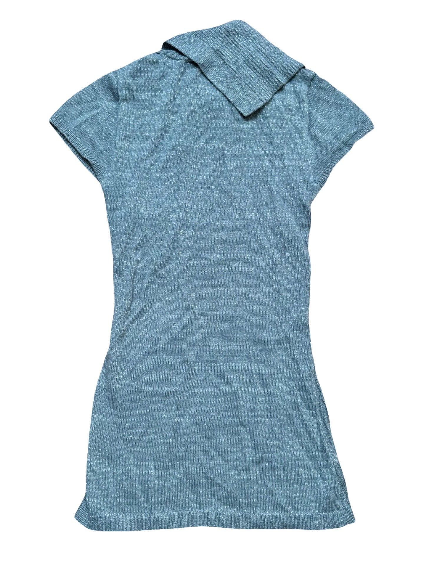 00’s Knit Button Tee | Size XS