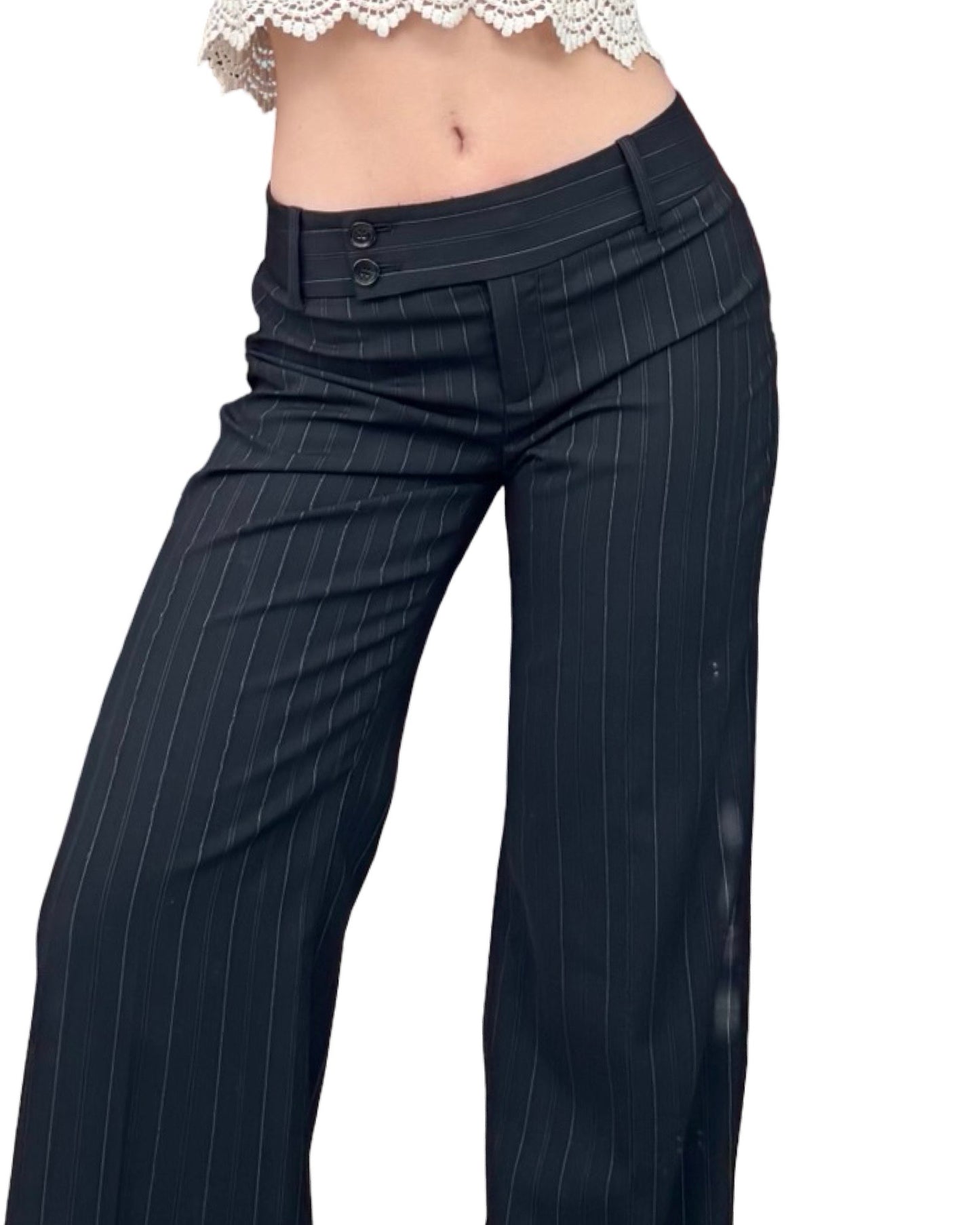 Ann Taylor 00's Pinstripe Pant | Size 0