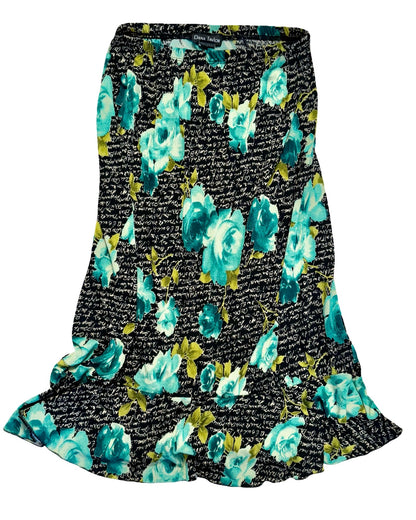 Floral 00’s Midi Skirt | Size 25” waist
