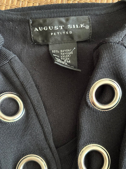 August Silk 90's Knit Top | Size M