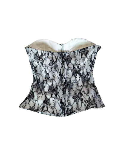 Y2K Lace Corset | Size S