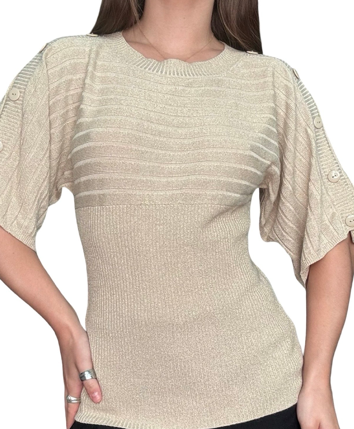 Joseph A 00's Silk Slouch Top | Size L
