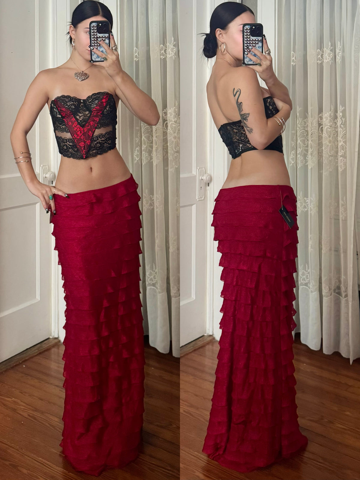 Y2K Maxi Skirt | Size 30" Waist