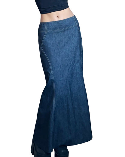 NY&CO 00’s Denim Maxi | Size 34” waist