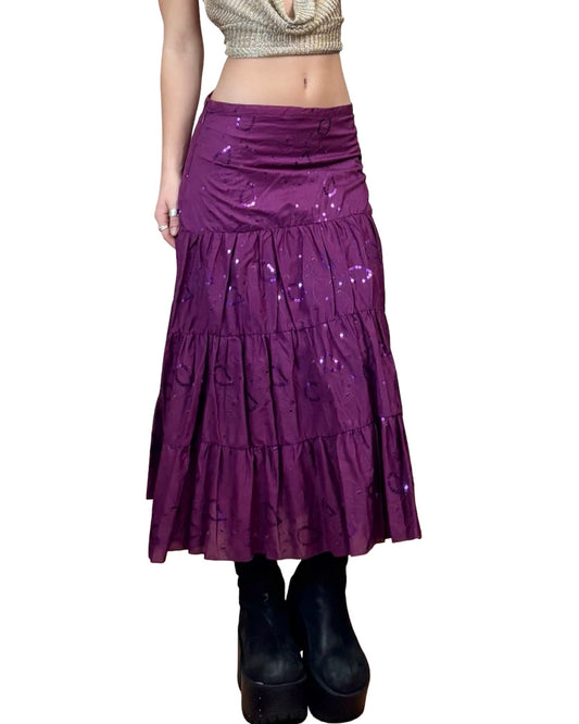 Miss Chievous 00's Tiered Skirt | Size 30” Waist