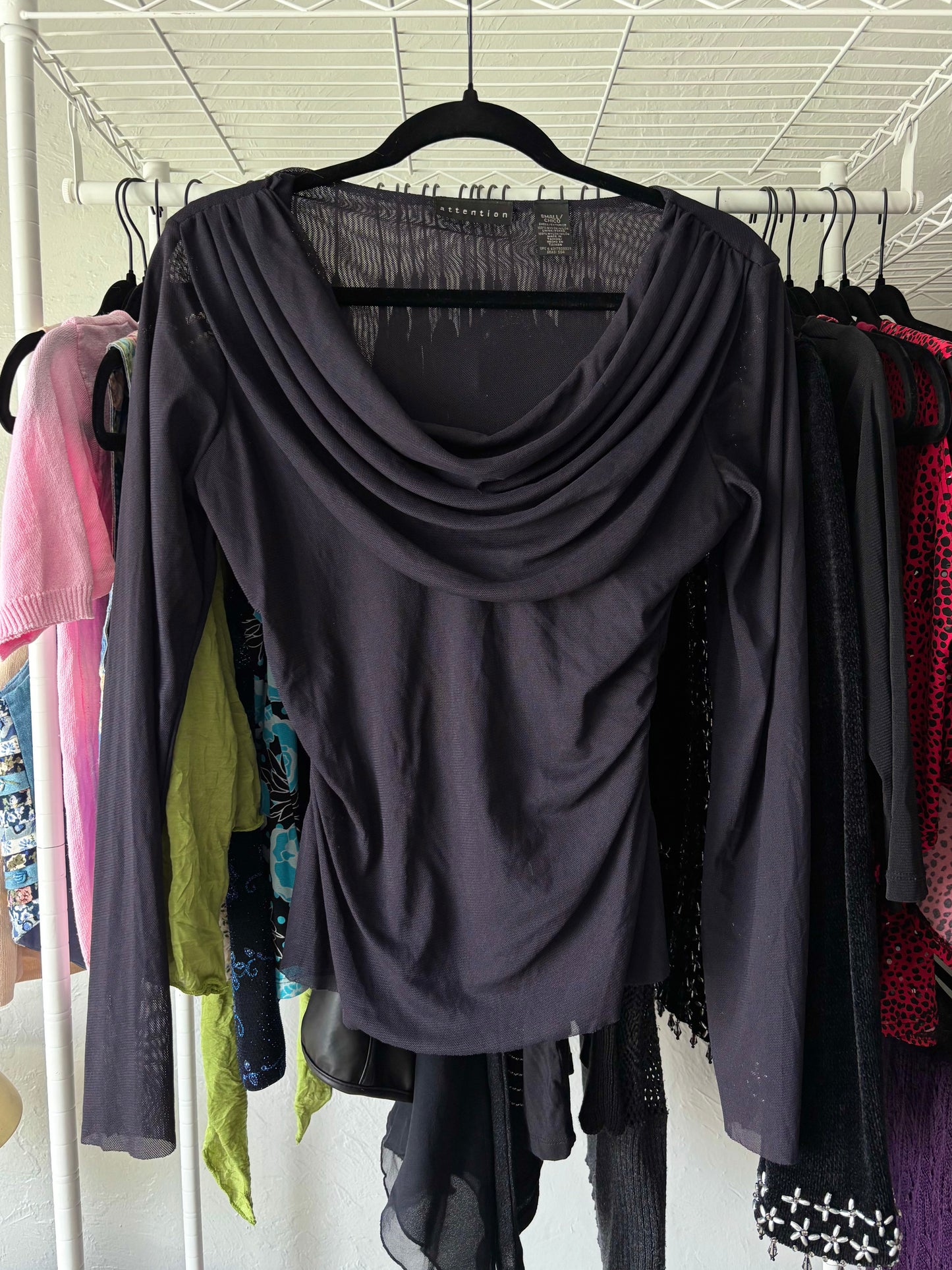 Attention 90's Mesh Top | Size S
