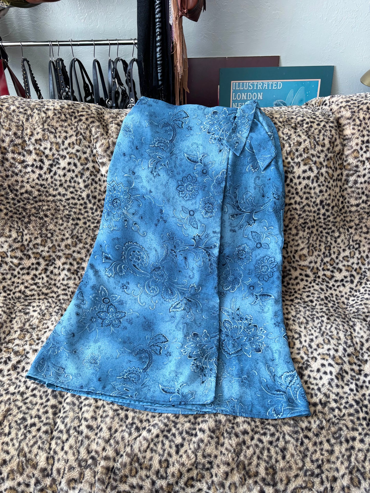 Laura Scott 90's Wrap Skirt | Size 28" Waist