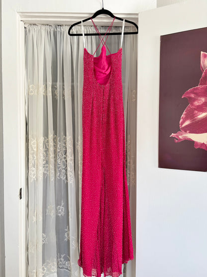 Tiffany 00's Silk Beaded Gown | Size 2