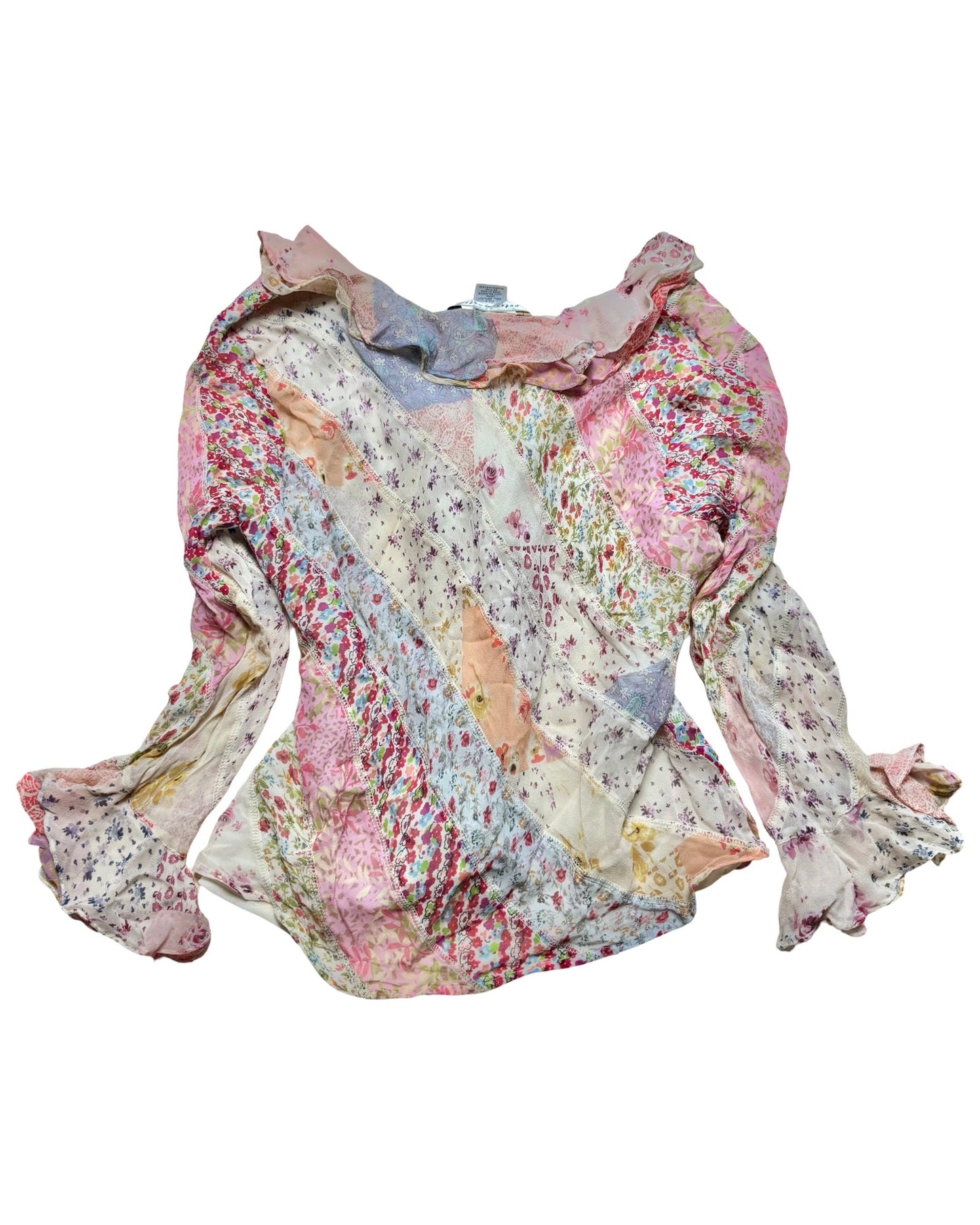 Peter Martin Silk 00’s Top | Size S