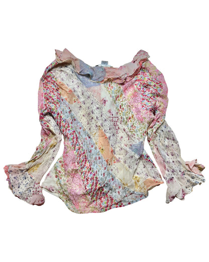 Peter Martin Silk 00’s Top | Size S